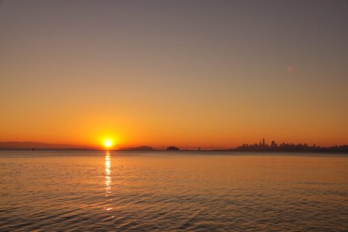 Sunrise over SF Bay